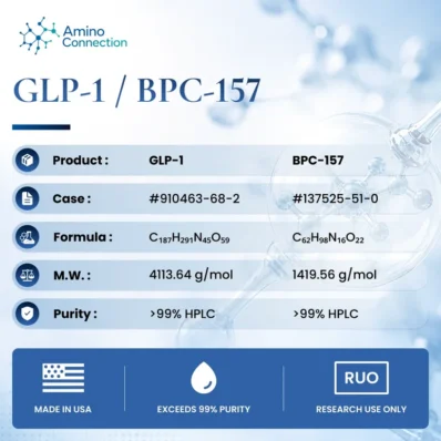 GLP-1 / BPC-157 specification card